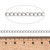 Stainless Steel Chain, 4x3mm, Curb Link, 16 ft.