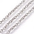 Stainless Steel Chain, 4x3mm, Oval Link, 16 ft.