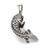 Carp Fish Pendant, Stainless Steel, 45x33x20mm