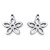 Stainless Steel, Cutout, Flower, 16x15mm, 10 PCS