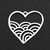 Stainless Steel, Cutout, Heart, 22mm, 2 PCS