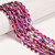 Glowing Glass, Purple & Red, One 8mm Strand