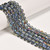 Glowing Glass, Smoke Blue, One 8mm Strand
