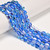 Glowing Glass, Blue, One 8mm Strand