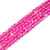 Glowing Glass, Magenta, One 8mm Strand