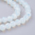 Opalite, Glass, Faceted Round, One 6mm Strand