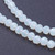 Opalite, Glass, Faceted Round, One 4mm Strand