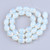 Opalite, Glass, Smooth Oval, One 11x8mm Strand