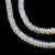 Opalite, Glass, Smooth Rondelle, One 6x4mm Strand