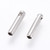 Stainless Steel, Cord Ends, 7x1.5mm, 1mm Inner Diameter, 20 PCS