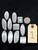 Selenite, Pendants, Pick Lot You Like, 100 Grams