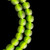 African Glass, Recycled, Green, 11mm, 20in Strand