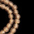African Glass, Recycled, Brown, 15mm, 20in Strand