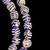 Indonesian Java Glass, Round, Feather, Dark Blue, 16mm, 30in Strand