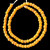 Indonesian Java Glass, Gooseberry, Yellow, 8mm, 24in Strand