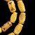 Ghana Brass, Ashanti, Cylinder, 24x13mm, 20in Strand