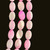 Shell, Smooth Oval, Dark Pink, Dyed, 12x8mm