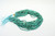 Turquoise, Chinese, Stabilized, Faceted Round, 4mm, One Strand