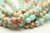 Impression Jasper, Blue, Dyed, Smooth Round in sizes 4mm, 6mm, 8mm & 10mm. Priced Per Strand.