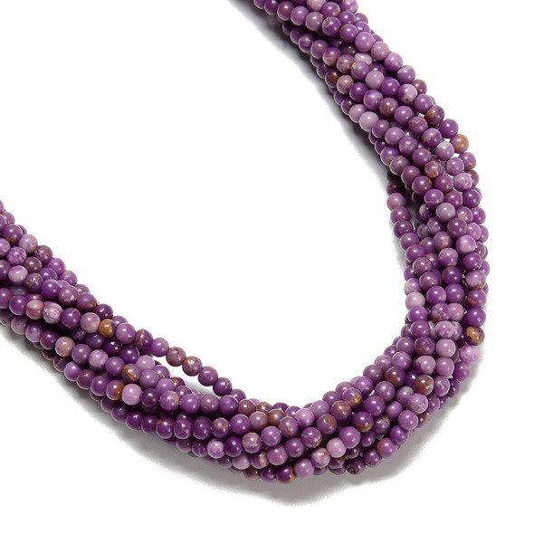 Phosphosiderite, Natural, Smooth Round in sizes 4mm