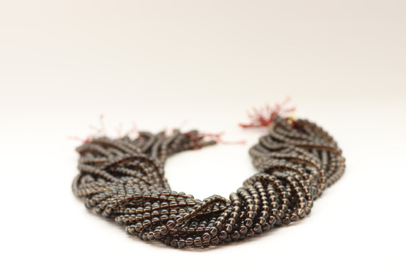 4mm Quartz, Smoky, Heated, Smooth Round