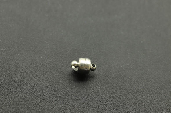 Magnetic, Clasp, 8mm, Silver Plated Metal Alloy, 4 PCS