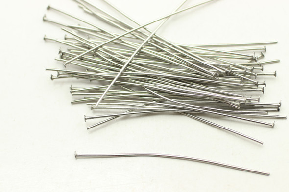 Headpin, 2",  21 Gauge,  304 Stainless Steel, approx. 50 PCS