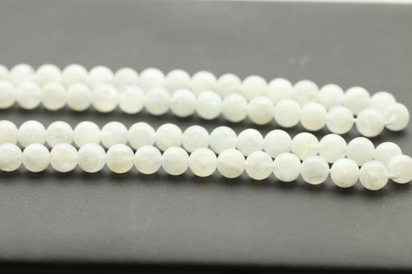 Moonstone, Natural, Rainbow, 10mm Smooth Round