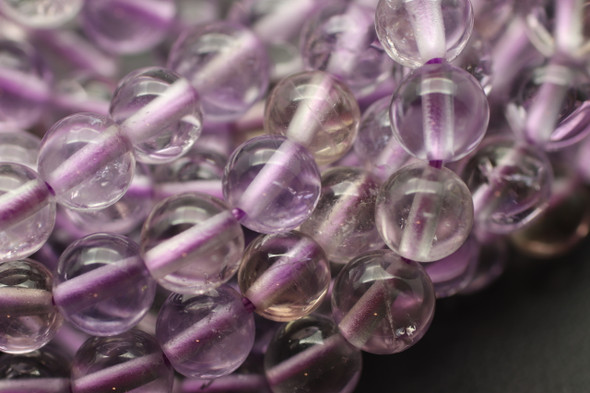 6mm Quartz, Ametrine, Heated, Smooth Round