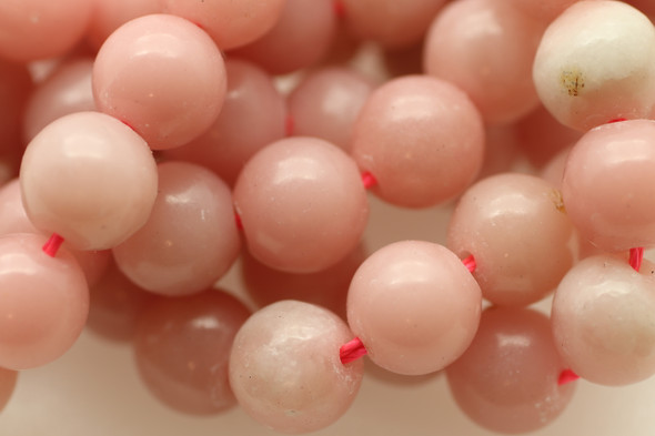 8mm Opal, Chinese, Pink, Natural, Smooth Round