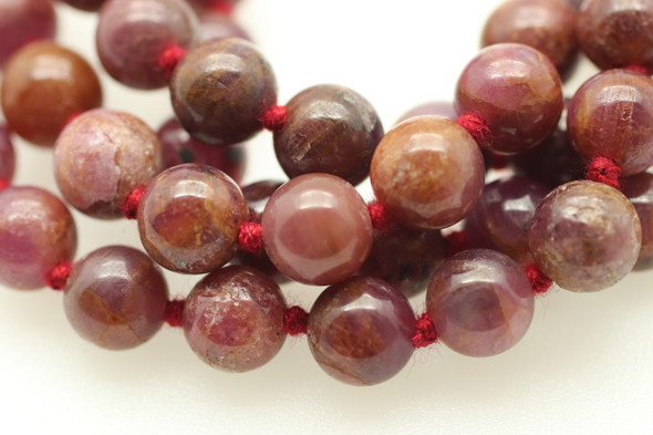 Ruby, Natural, 7mm Smooth Round