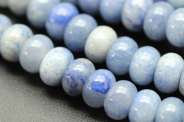 Aventurine, Blue, Quartz, Natural, Smooth Rondelle, 8x5mm
