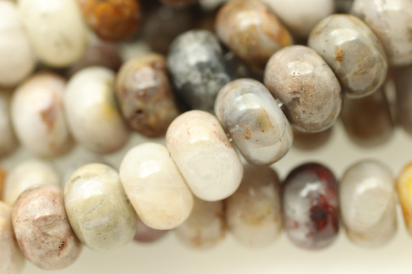 8x5mm, Gobi Agate, Natural, Smooth Rondelle