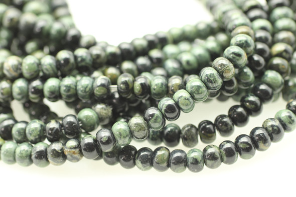 6x4mm, Kambaba Jasper, Smooth Rondelle