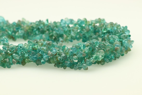 Apatite, Natural, Chips, 32in Strand, 8x4mm