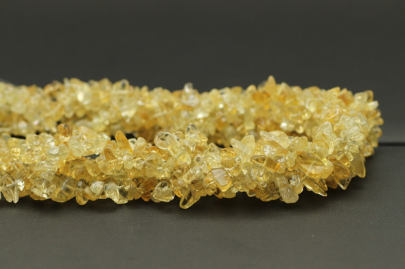 Citrine, Quartz, Heated, Chips, 32in Strand, 8x4mm