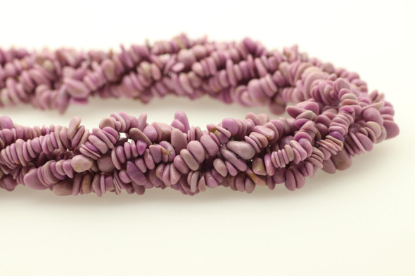 Phosphosiderite, Natural, Chips, 32in Strand, 8x4mm