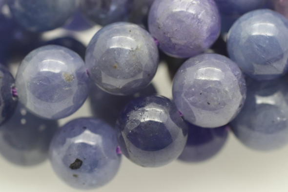 Tanzanite, Natural, Smooth Round Beads, 8mm