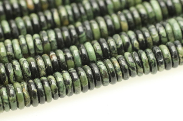 6x2mm, Kambaba Jasper, Natural, Smooth Rondelle Disk