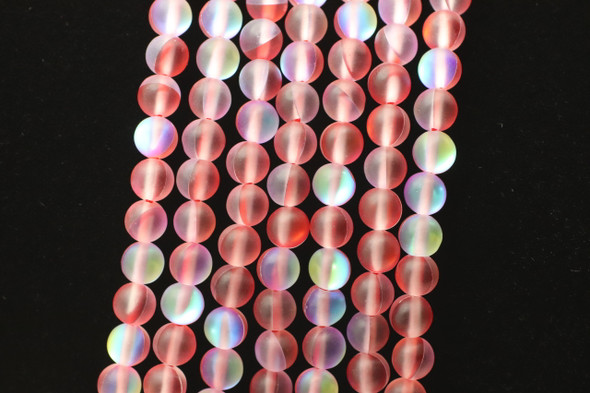 Glowing Glass, Cherry Red, 6mm