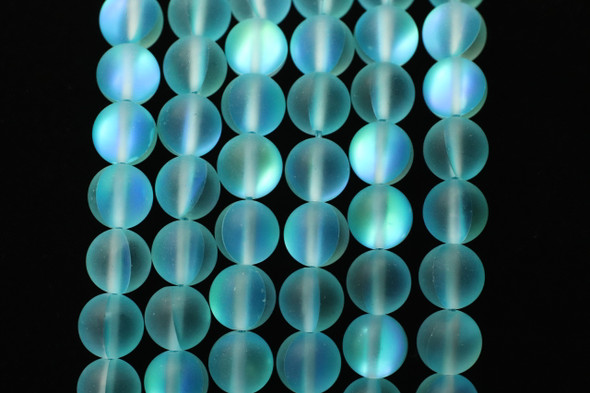 Glowing Glass, Turquoise Matte, 8mm