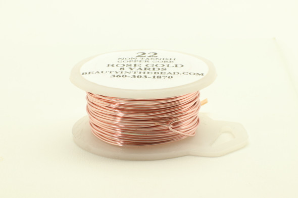 22 Gauge, Rose Gold, ParaWire, 8 Yards