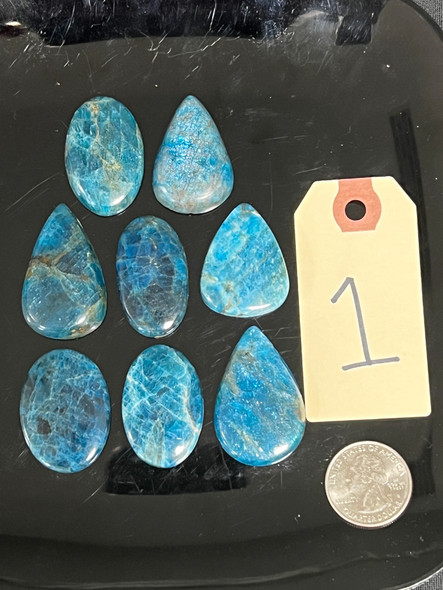 Apatite, Neon, Side Drilled, Pick Lot You Like, 100 Grams