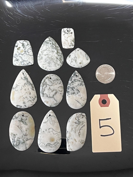 Agate, Tree, Pendants