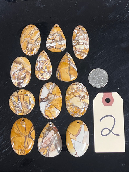 Jasper, Brecciated Mookaite, Pendants