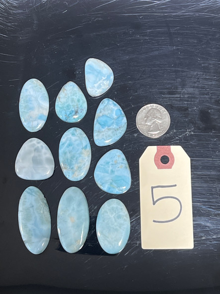 Larimar, Side Drilled