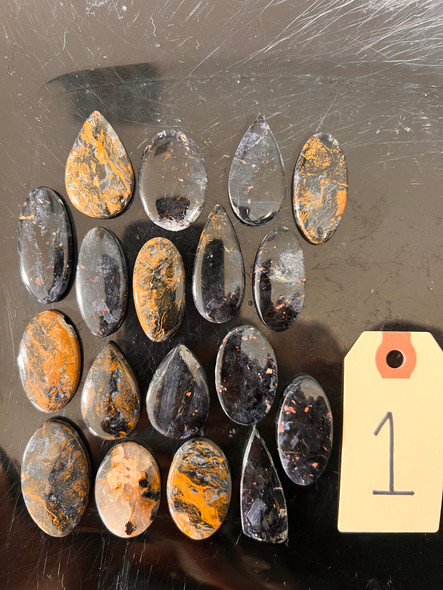 Pietersite, Blue & Golden, Side Drilled, Pick Lot, You Like, 100 Grams