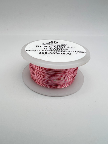 26 Gauge, Rose Gold, ParaWire, 15 Yards
