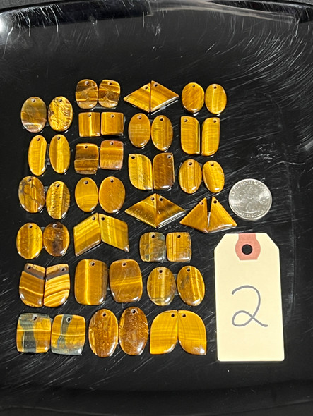 Tiger Eye, Matched Pairs, Pendants