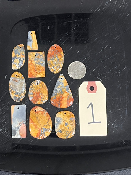 Maligano Jasper, Pendants, Pick Lot You Like, 100 Grams